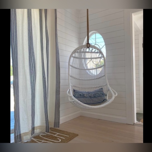 Pottery Barn Set of Rivera Stripe Curtains - Picture 1 of 8